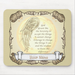 Mousepad Oração da Serenidade do Anjo