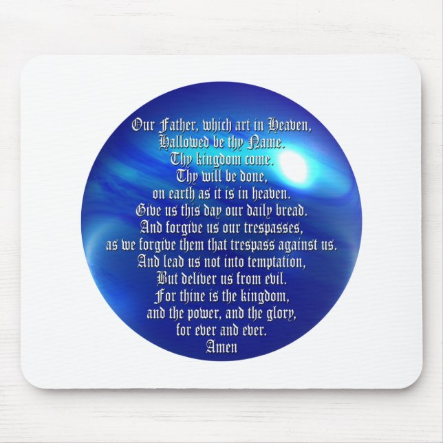 Mousepad Oração do senhor (Frente)