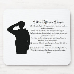 Mousepad Oração dos agentes da polícia