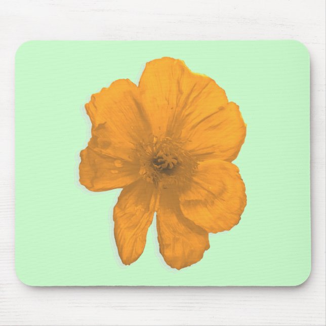 Mousepad Orange Aid/ PopArt Flower (Frente)