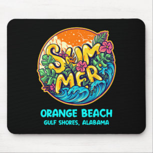 Mousepad Orange Beach Golfo Shores Alabama Summer Vacation