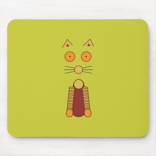 Mousepad Orange CAT (Frente)