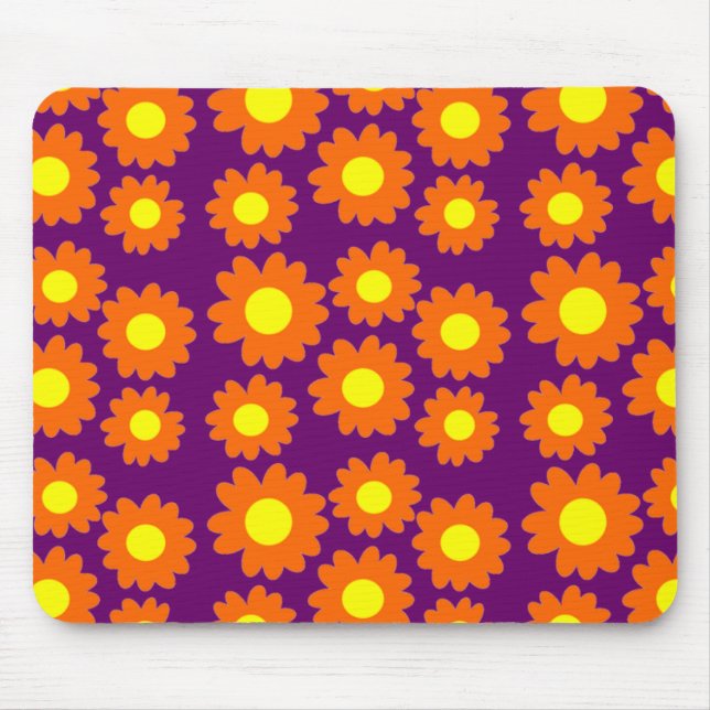 Mousepad Orange Daisies (Frente)