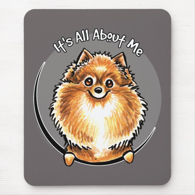 Mousepad Orange Pomeranian IAAM (Frente)