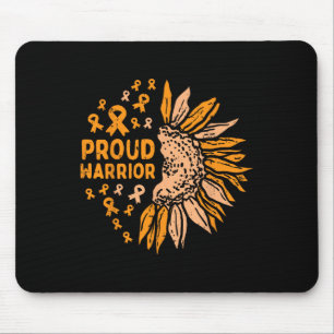 Mousepad Orange Ribbon Proud Guerreiro Sensibilização para