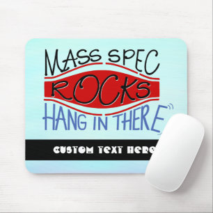 Mousepad Orbitrap "Rochas de especificações em massa", text