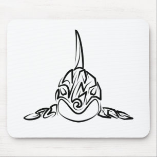 Mousepad Orca Tribal Negra