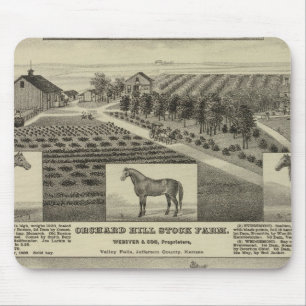 Mousepad Orchard Hill e Cedar Grove, Kansas