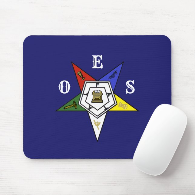 Mousepad Ordem da Estrela do Oriente Emblema da Ordem (Com mouse)