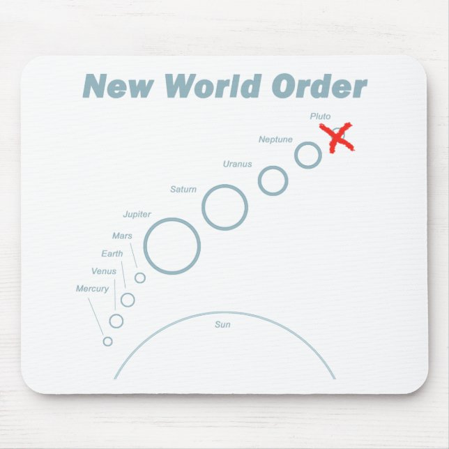 Mousepad Ordem mundial novo (Frente)