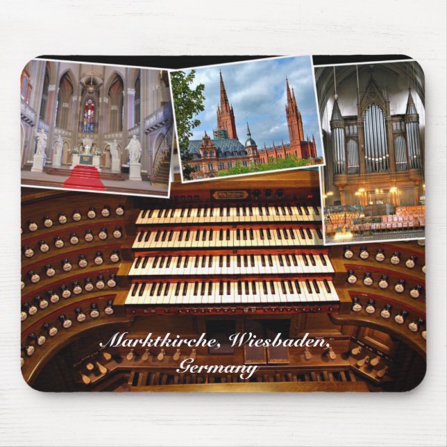 Mousepad Organ montage, Wiesbaden, Alemanha (Frente)