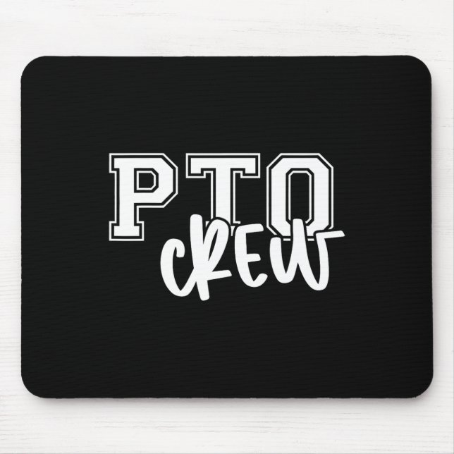 Mousepad Organização de Pais e Professores Retro Pto Crew D (Frente)