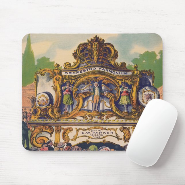 Mousepad Órgãos Bandas de Parker, Famosos por Beleza e Tom (Com mouse)