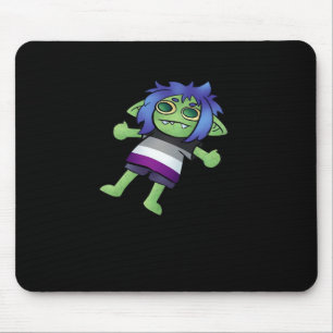 Mousepad Orgulho Assexual Goblincore Goblin Clássico