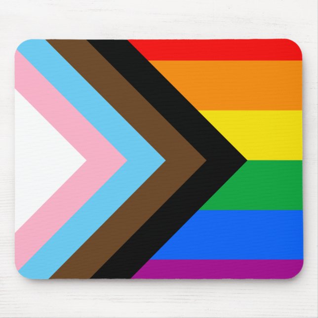 Mousepad Orgulho de progresso LGBTQ+ (Frente)