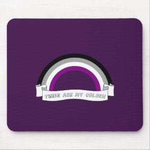 Mousepad Orgulho do arco-íris do Asexuality