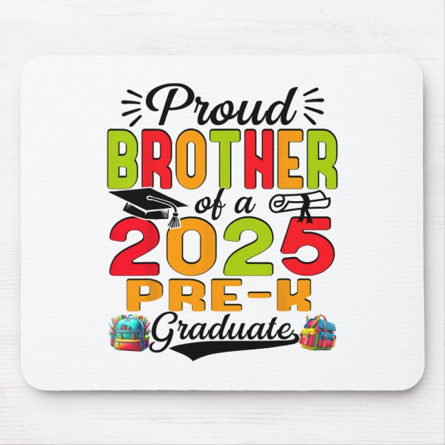 Mousepad Orgulho do Irmão de 2025 Antes do Formando (Frente)