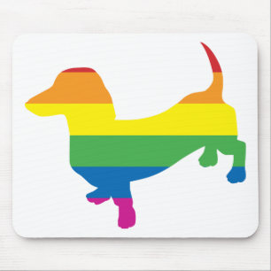 Mousepad Orgulho gay Dachshund/Wiener