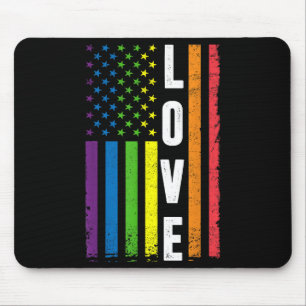 Mousepad Orgulho gay Homens Presentes Mulheres LGBT Bandeir