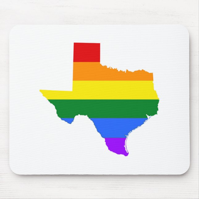 Mousepad Orgulho gay | Texas Rainbow (Frente)
