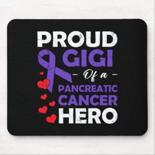 Mousepad Orgulho Gigi De Um Câncer de pâncreas De Guerreiro