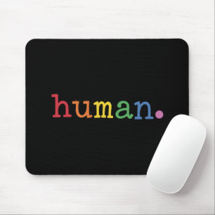 Mousepad Orgulho Humano LGBT Arco-íris Igualdade LGBTQ