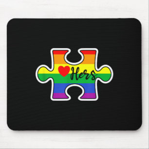 Mousepad Orgulho Lgbt Casal Namorados Lésbica Dela Arco-Íri