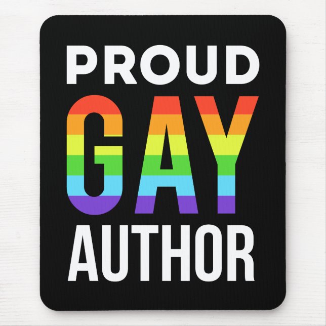 Mousepad Orgulho LGBTQ do Orador de Gay (Frente)