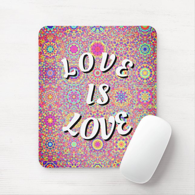 Mousepad Orgulho Love Is Love (Com mouse)
