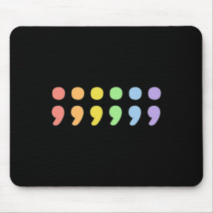 Mousepad Orgulho Mental Semicolon Lgbtqia+ Lgbt Pastel