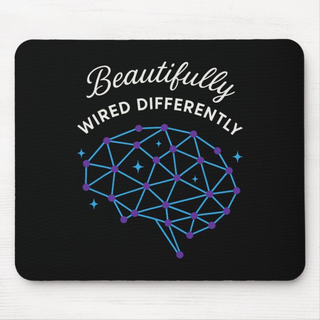 Mousepad Orgulho Neurodivergente Adhd Autismo Aceitação Dif (Frente)