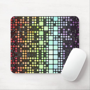 Mousepad Orgulho Neurogênero Geométrico Groovy Funky Retrô