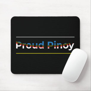 Mousepad Orgulho Pinoy - Sinalizador filipino Palavra-Arte