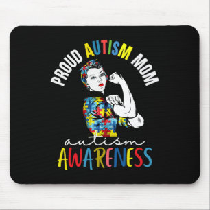 Mousepad Orgulhosa Mãe Autismo Aconselhamento Familiar Pres
