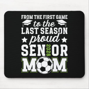 Mousepad Orgulhosa Mãe de Futebol Sênior 2026 Futebol Sênio