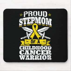 Mousepad Orgulhosa Mãe De Um Guerreiro Cancer De Infância A