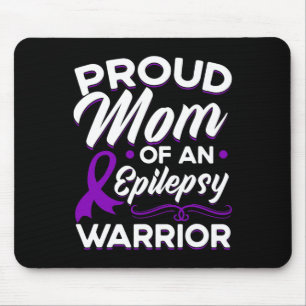 Mousepad Orgulhosa Mãe De Um Guerreiro Epiléptico Awarenes