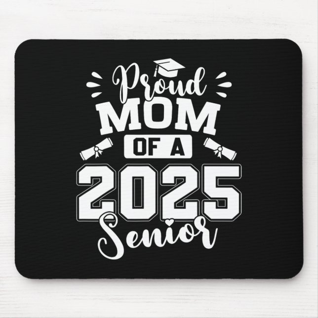 Mousepad Orgulhosa Mãe De Uma Graduação De Formandos De 202 (Frente)