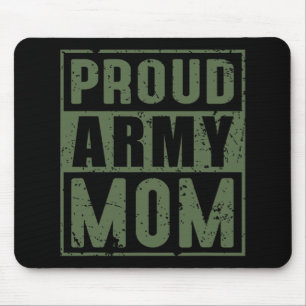 Mousepad Orgulhosa Mãe do Exército Veterana Militar America