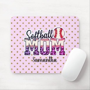 Mousepad Orgulhosa Softball Mãe Life