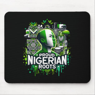 Mousepad Orgulhosas Raízes Nigerianas Mês da História Negra