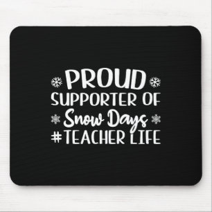 Mousepad Orgulhoso Apoiador De Dias De Neve Diversão Natal 