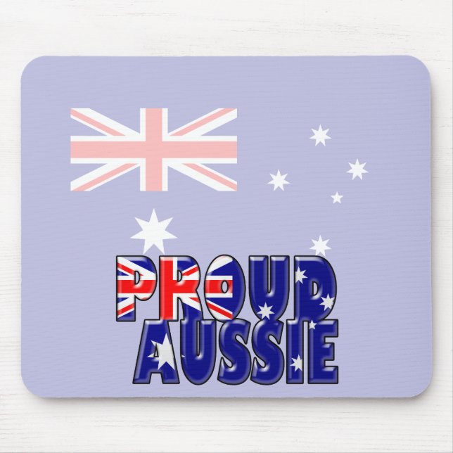 Mousepad orgulhoso Aussie (Frente)