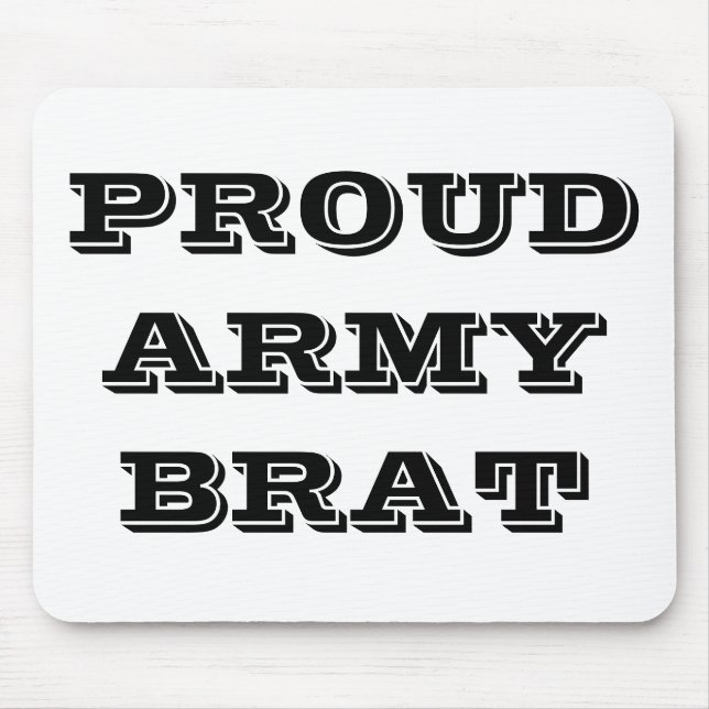 Mousepad Orgulhoso Exército Pirralho (Frente)