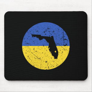 Mousepad Orgulhoso Floridiano-ucraniano Da Flórida Ucrânia