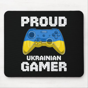 Mousepad Orgulhoso Gamer Ucraniano Bandeira da Ucrânia Vide