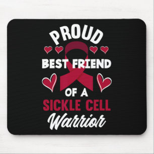 Mousepad Orgulhoso Melhor Amigo De Uma Doença Do Guerreiro