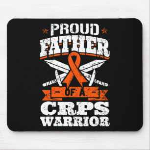 Mousepad Orgulhoso Pai De Um Guerreiro Do CRPS, RSD Awarnes