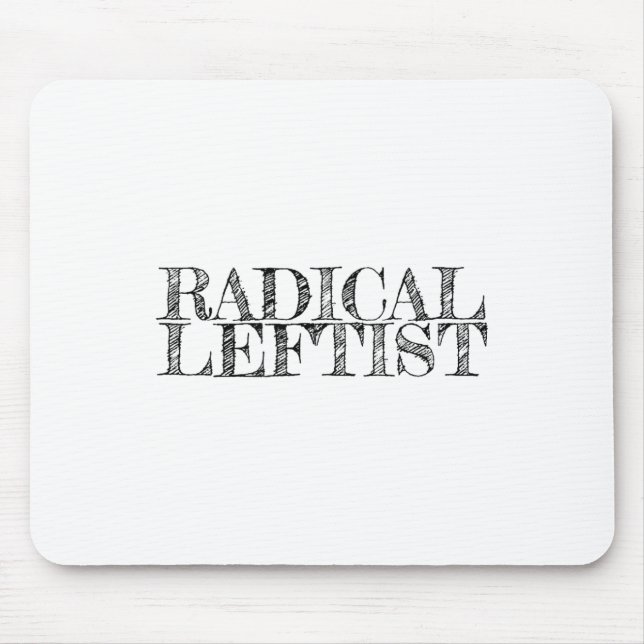 Mousepad Orgulhoso Radical de Esquerda Solidariedade Políti (Frente)