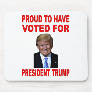 MOUSEPAD ORGULHOSO TER VOTADO PARA O PRESIDENTE TRUNFO